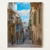 Rode  postbus op Malta Planner (Achterkant)