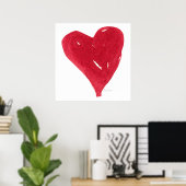 Rode Posters en Prints (Thuiskantoor)