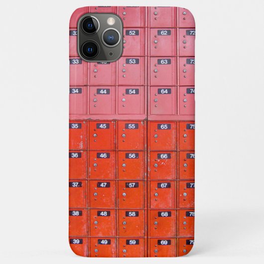 Rode postvakken Case-Mate iPhone case (Achterkant)