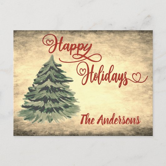  rode Prettige feestdagen (Voorkant)