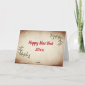 rode Prettige feestdagen heilige (Achterkant)