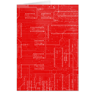 Rode printplaat cyber industriële EBM techno