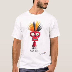 Rode Punk Karakter   MAYHEM - By Design   Vet  T-shirt