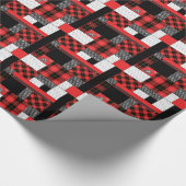 Rode Punk speldenstang Cadeaupapier (Hoek)