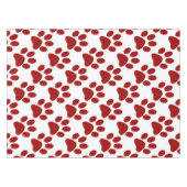 Rode pw afdrukken tafelkleed (Voorkant (Horizontaal))