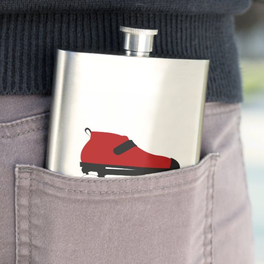 rode quad roller schaats flacon (Voorbeeld)