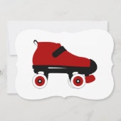 rode quad roller schaats kaart (Voorkant)