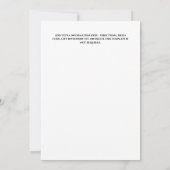 Rode Quinceañera baljurk elegante rozen bloem 15e Kaart (Achterkant)