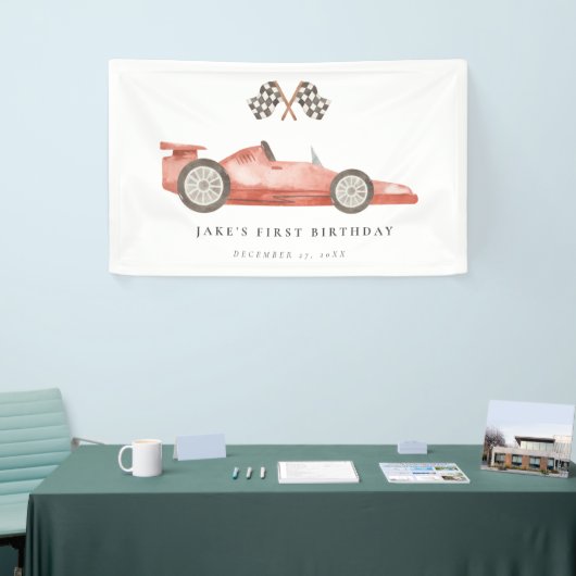  rode race auto banner (Beurs)