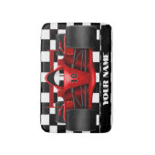 Rode Race Auto Drag Rug Mat Home Decor (Voorkant Verticaal)