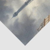 Rode  raceauto in Parijs Decoupage Tissuepapier (Detail)