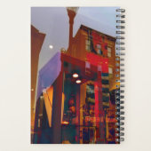 Rode reflecties op de straten van Philadelphia Planner (Achterkant)