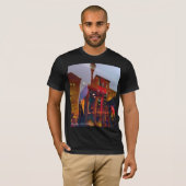 Rode reflecties op de straten van Philadelphia T-shirt (Voorkant volledig)