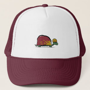 rode renschildpad trucker pet