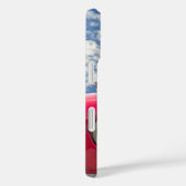 Rode retro truck met fuzzy dobbelstenen Case-Mate iPhone case (Achterkant / Rechts)