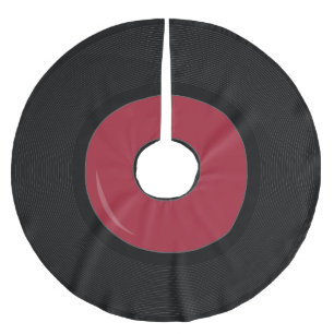 rode Retro Vinyl Plaat Boomrok Kerstboom Rok