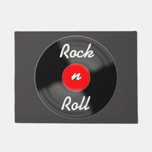 Rode Rock N Roll Record Deurmat 