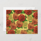   rode rode rode rode rode rode roodbehangselpapie briefkaart (Voorkant / Achterkant)