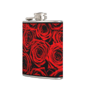 Rode Rode Rozen Heupfles (Links)