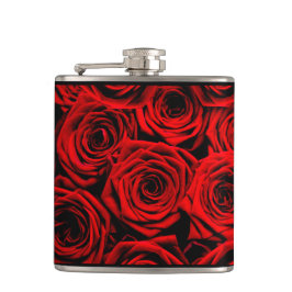 Rode Rode Rozen Heupfles