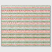 rode rode tribale Aztec Patroon Cadeaupapier (Vlak)