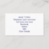 Rode roeiroeiers, team watersport visitekaartje (Achterkant)