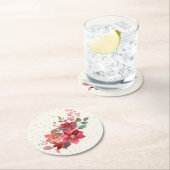 Rode ronde Onderzetters set (Insitu)