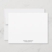 Rode roodborstvogel tak kerstfeest kaart (Achterkant)