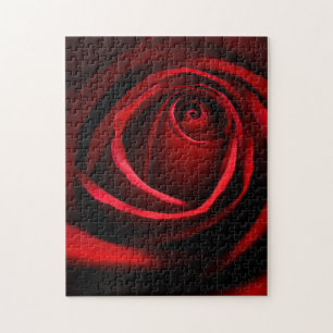 Rode Roos 11x14 Fotopuzzel met Cadeaudoos Legpuzzel