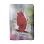 Rode roos 2 badmat (Voorkant Verticaal)