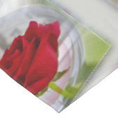 Rode roos 2 tafelkleed (Gekanteld)