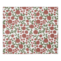 Rode roos bloemen op wit