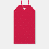 Rode roos cadeaulabel (Achterkant)