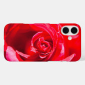 Rode roos Case-Mate iPhone case (Achterkant (horizontaal))