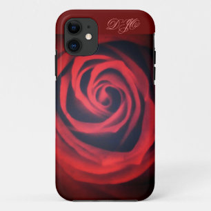 Rode Roos Close Up iPhone 11 Hoesje