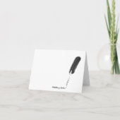 Rode Roos Dank Je Bedankkaart (Achterkant)