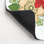 Rode Roos en Madeliefjes Muismat (Hoek)