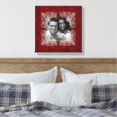  rode roos fotoprint canvas afdruk (Insitu (Slaapkamer))