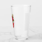 Rode Roos Hartjes Valentijnsdag Feest Glas (Links)