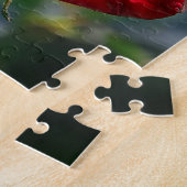 Rode roos legpuzzel (Zijkant)