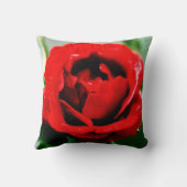 Rode Roos Liefde  Kussen (Achterkant)