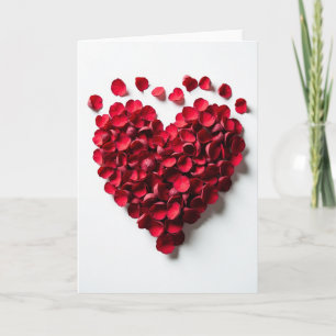 Rode Roos Liefdes Hart Kaart
