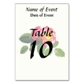 Rode roos met goudgeel centrum kaart (Voorkant)