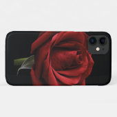 Rode roos met kussen Case-Mate iPhone case (Achterkant (horizontaal))