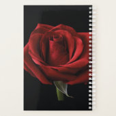 Rode roos met kussen planner (Achterkant)