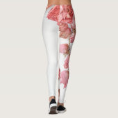 Rode roos op je kleding leggings (Achterkant)