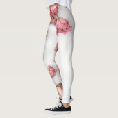 Rode roos op je kleding leggings (Links)