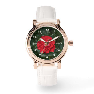 Rode Roos P6568 Horloge