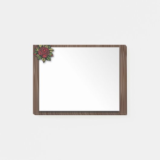 Rode roos post-it® notes (Voorkant)