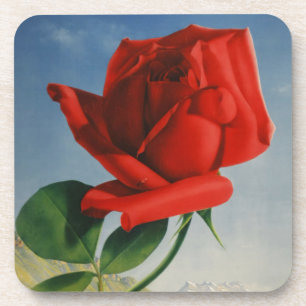  Rode Roos Roos Roos ZZwitserland Drankjes Onderzetter